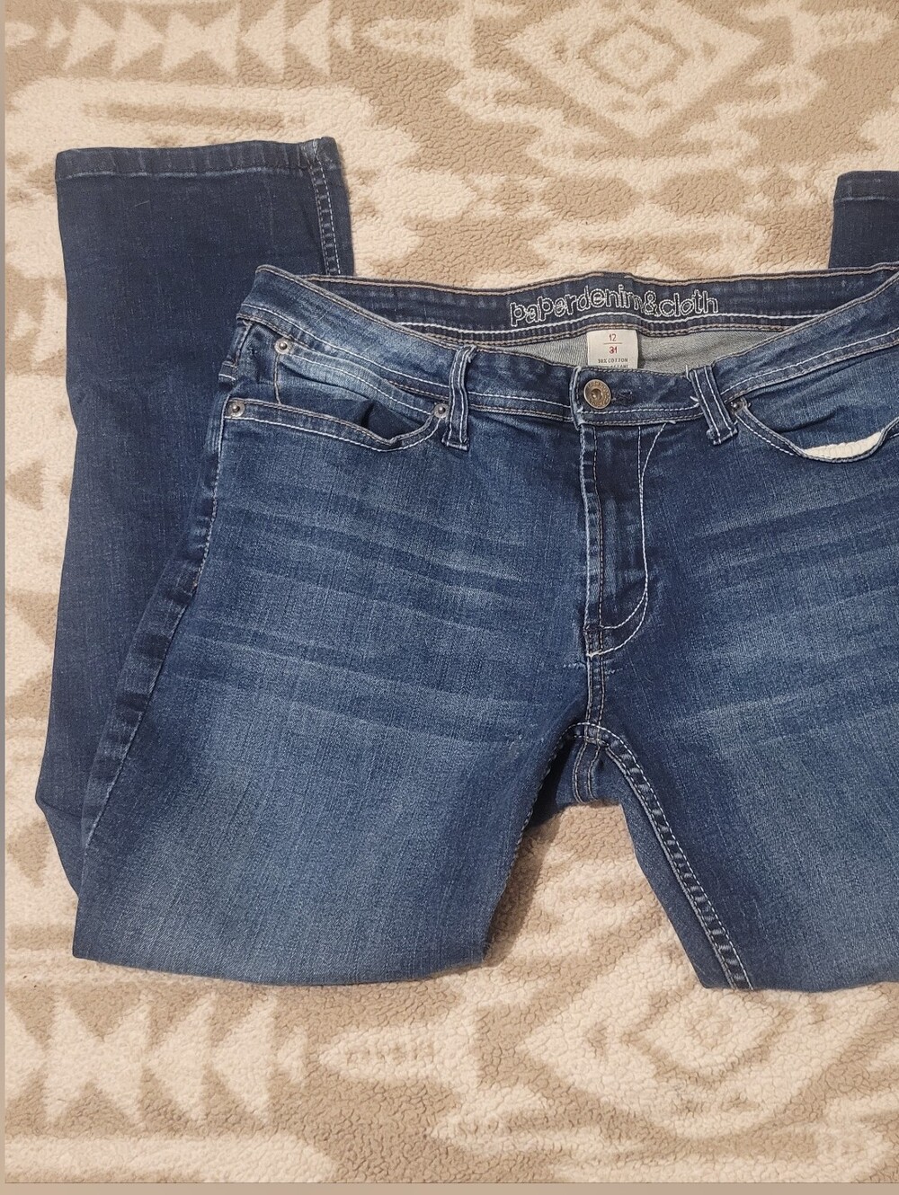 Paper Denim & Cloth Classic Indigo Capri Jeans